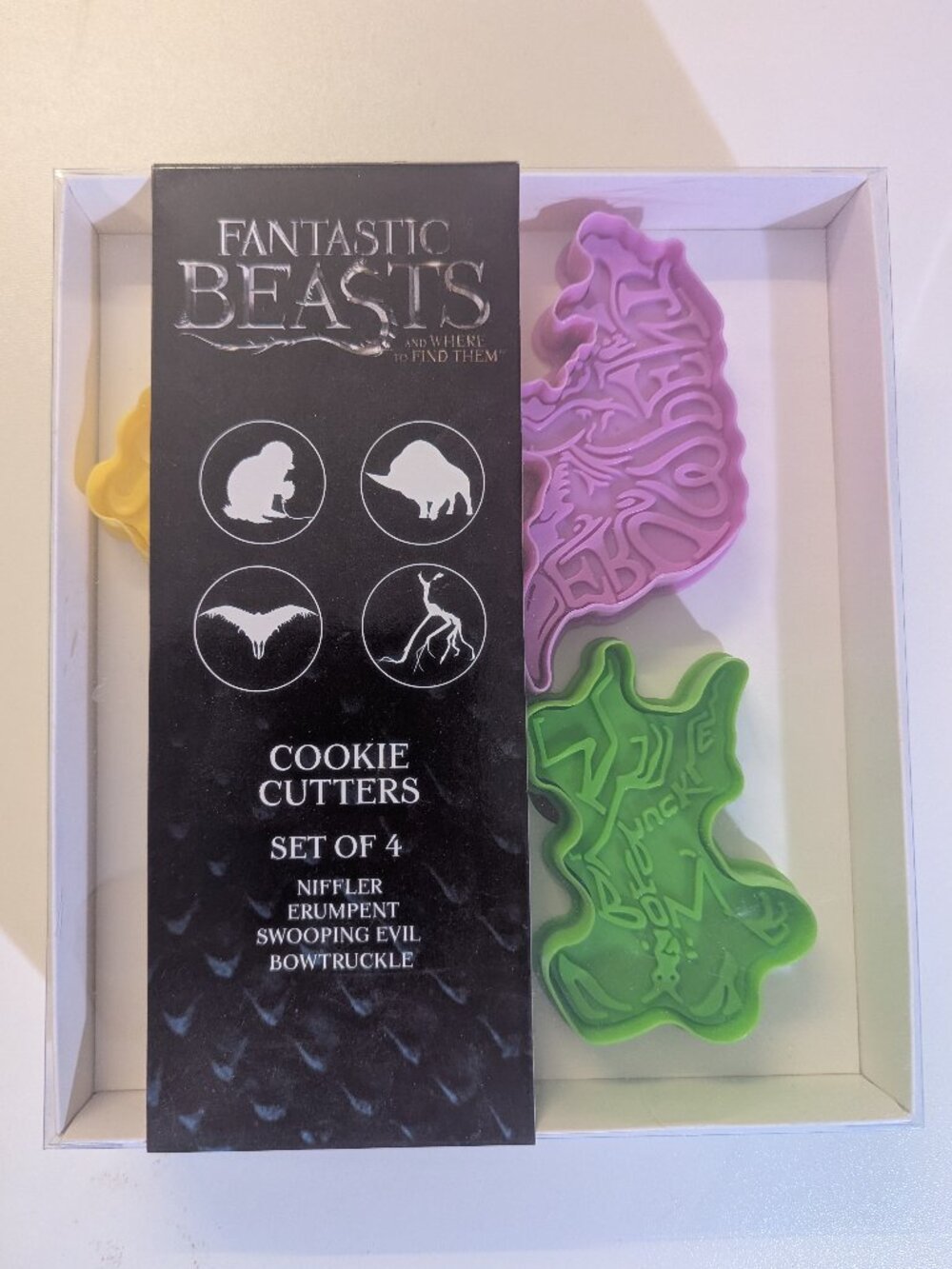 Loot Crate Fantastic Beasts and Where to Find Them Cookie Cutters - NIB